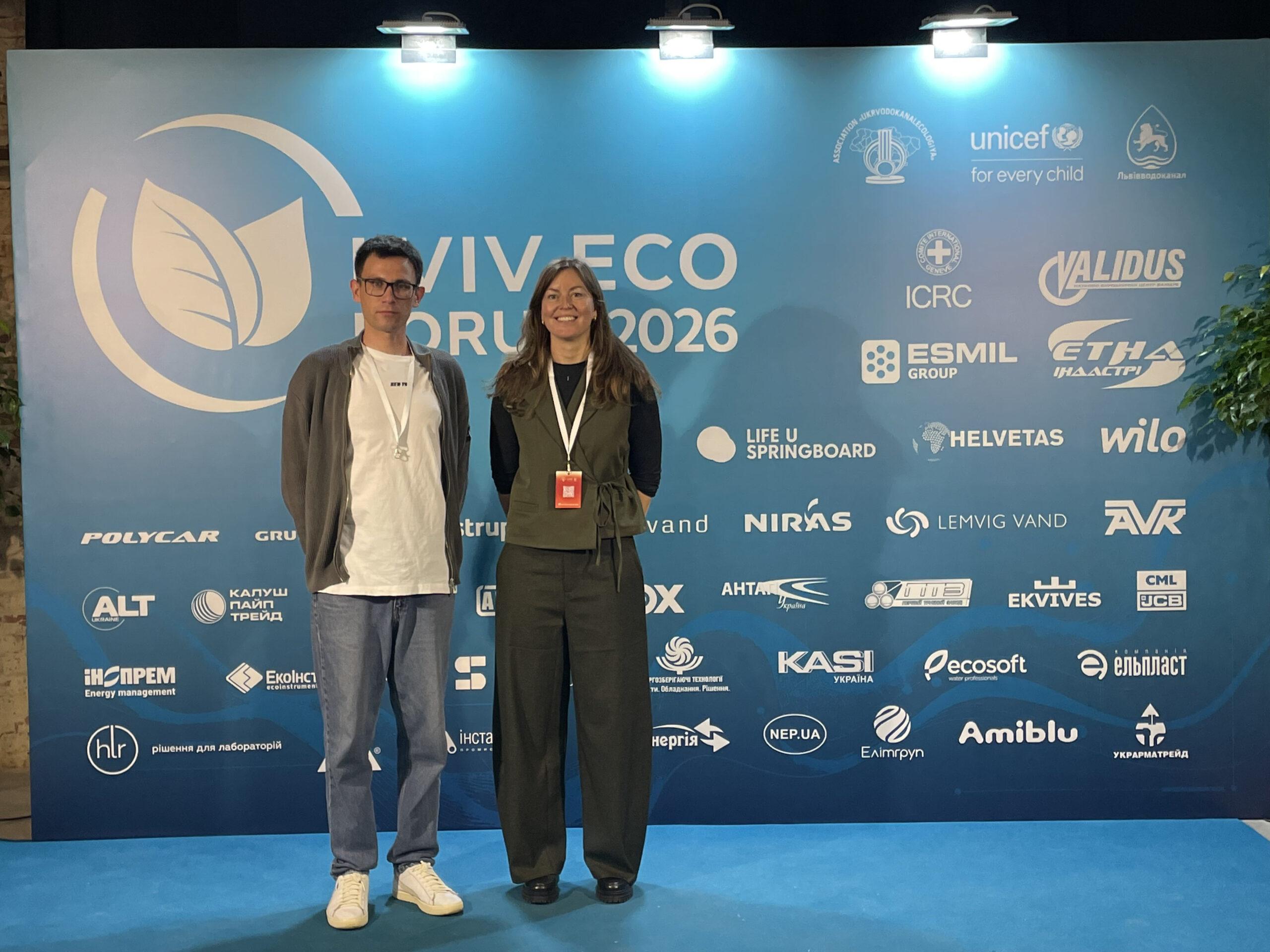 Ukraine tur - Eco-forum - Vlad og Pernille